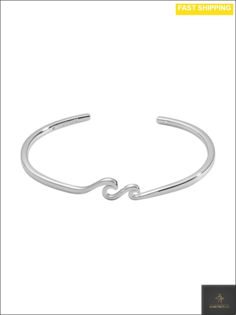 Wave Cuff Bracelet Open Cuff Nickel-Free Adjustable